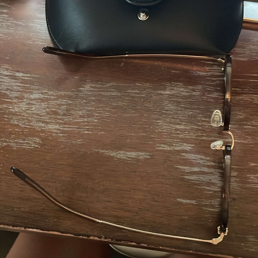 Diff Rue TP-BB169 46-23-145 brown & gold metal eyeglasses w/Black logo soft Case - Picture 14 of 16